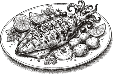 Ilustración: sepia a la plancha